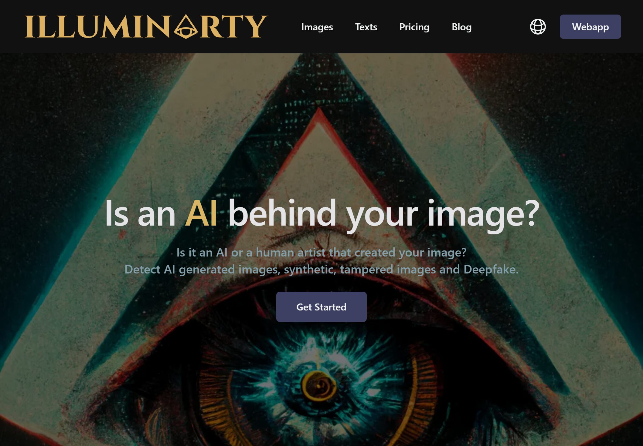 Illuminarty AI：AI生成画像とテキストの検出ツール